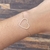 Pulseira Coração Vazado Ouro - comprar online