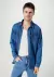 Camisa Jeans Masculina Manga Longa Hering - Azul