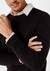 Blusão Básico Masculino Em Tricô De Algodão Hering - Preto na internet