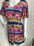 TUNICA CREPE / COM CINTO / LA PLAYA / REF 50522 - loja online
