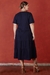 Vestido Longo Camadas Silk Azul - comprar online