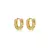 Brinco Argolinha Trançada Dourado - Semijoia - Lovely Store | Acessórios