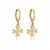 Brinco Argolinha Trevo Dourado - Semijoia - Lovely Store | Acessórios