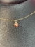 Choker Borboletas Vermelha Dourado - Semijoia na internet