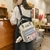 Mochilas fofas estilo coreano femininas à prova d'água de náilon pequenas