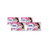 Kit 4 Caixas de Máscara Tripla Descartável Com Filtro (BFE ≥95%) Rosa - 200 un.