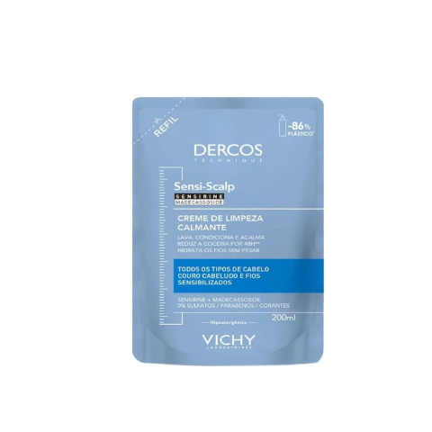 CREME DE LIMPEZA CALMANTE VICHY DERCOS SENSI SCALP REFIL 200ML