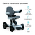 Cadeira Motorizada Dobrável até 120 Kg Assento 42 cm Spacemed Dellamed - comprar online