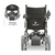 Cadeira de Rodas Motorizada em Alumínio Dobrável até 120 Kg Assento de 44 cm D900 Dellamed - comprar online