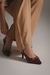 Scarpin aberto verniz - Coleção Singular - loja online