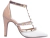 Scarpin Rosa com Azul Efeito Pirâmide Bico Fino - comprar online
