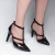 Scarpin Rosa com Azul Efeito Pirâmide Bico Fino - Viviane Brandão Shoes