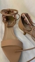 Sandália nude de couro 3 CM - VB SHOES na internet