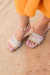 Rasteira elegance cravos verão Beach 2025 - comprar online