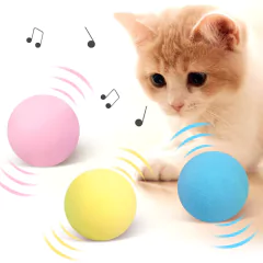 Bola interativa de pelúcia Catnip elétrico