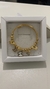 Pulseira rígida aro com borboletas aço inox