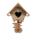 Kit com 12 casinhas jardim encantado com pedestal em mdf