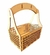 Cestinha para Presente personalizável com Detalhes Rattan Montada ou Desmontada