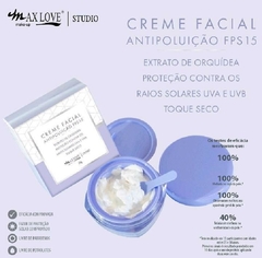 Creme Facial Max Love Vegano Hidratante Mascara Skincare Lançamento - comprar online