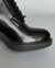 PRADA LOAFERS METAL TRIANGLE LOGO LACE - Out Closett