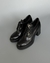PRADA LOAFERS METAL TRIANGLE LOGO LACE na internet