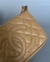 CHANEL QUILTED CC SHOULDER BAG BEIGE - Out Closett
