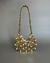 RABANNE 1969 MOON PEARL DETAIL SHOULDER BAG
