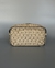 SAINT LAURENT CANVAS MONOGRAM ALL OVER CAMERA BAG BEIGE
