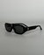 THE ATTICO IRENE ANGULAR SUNGLASSES IN BLACK - comprar online