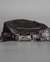 BOLSA LE CAGOLE SMALL CROCODILE EMBOSSED METALLIZED GREY - comprar online
