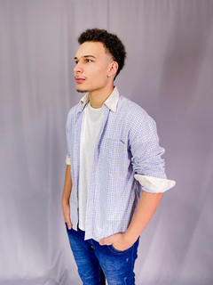 10211 Camisa Quadriculada Masculina - M - ADJI - comprar online