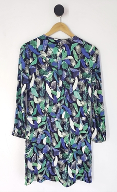 Vestido Folhas com Amarras - M - HERING na internet