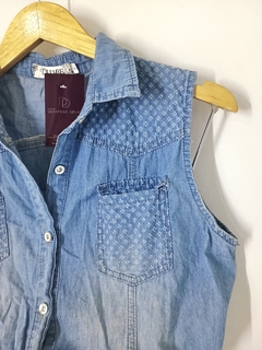 10657 Macaquinho Jeans - P - TAIHE - comprar online