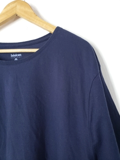 Camiseta Azul Masculina - GG3 - BÁSICOS - comprar online