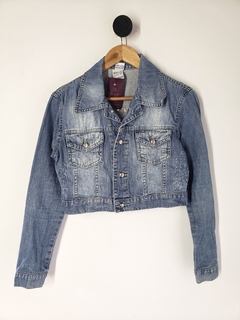 11477 Jaqueta Jeans Cropped - M - SAWARY