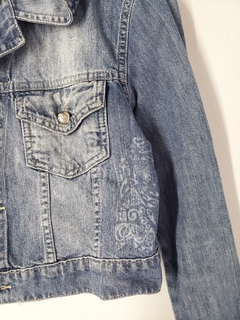 11477 Jaqueta Jeans Cropped - M - SAWARY - comprar online