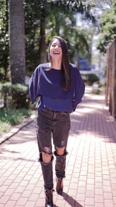 Calça Jeans Destroyed - 34/36 - BLUESTEEL - comprar online