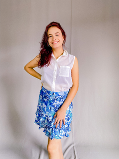 Regata Transparente com Guipir - M - MARISA - comprar online