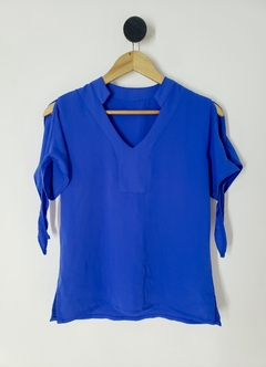 11700 Blusa Azul Amarras - P