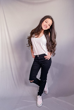 Calça Sarja Preta - 34 - POOL JEANS