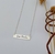 Colar nome plaquinha - comprar online