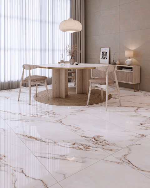 Porcelanato Bianco Magenta 60x120 Cesantoni