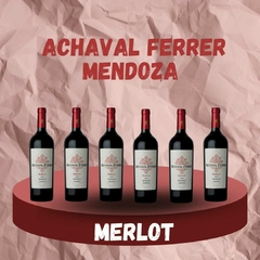 ACHAVAL FERRER MENDOZA MERLOT (CAJA x 6 UNIDADES)