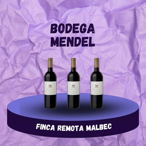 MENDEL FINCA REMOTA MALBEC (CAJA X 3 UNIDADES)
