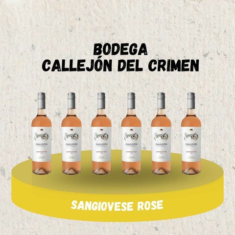 CALLEJON DEL CRIMEN SANGIOVESE ROSE (CAJA X 6 UNIDADES)