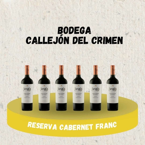 CALLEJON DEL CRIMEN RESERVA CABERNET FRANC (CAJA X 6 UNIDADES)