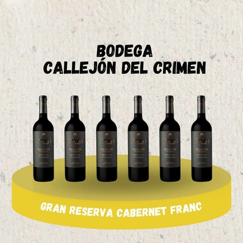 CALLEJON DEL CRIMEN GRAN RESERVA CABERNET FRANC (CAJA X 6 UNIDADES)