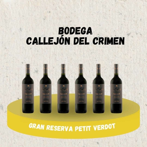 CALLEJON DEL CRIMEN GRAN RESERVA PETIT VERDOT (CAJA X 6 UNIDADES)