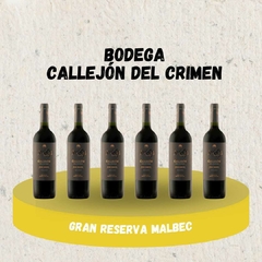 CALLEJON DEL CRIMEN GRAN RESERVA MALBEC (CAJA X 6 UNIDADES)