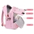 Imagem do Fengdong high school bags for girls student many pockets waterproof school backp